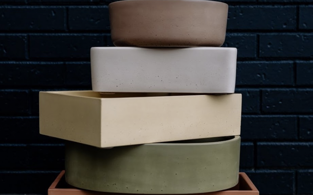 Concrete Basins Natural Tile & Bathrooms